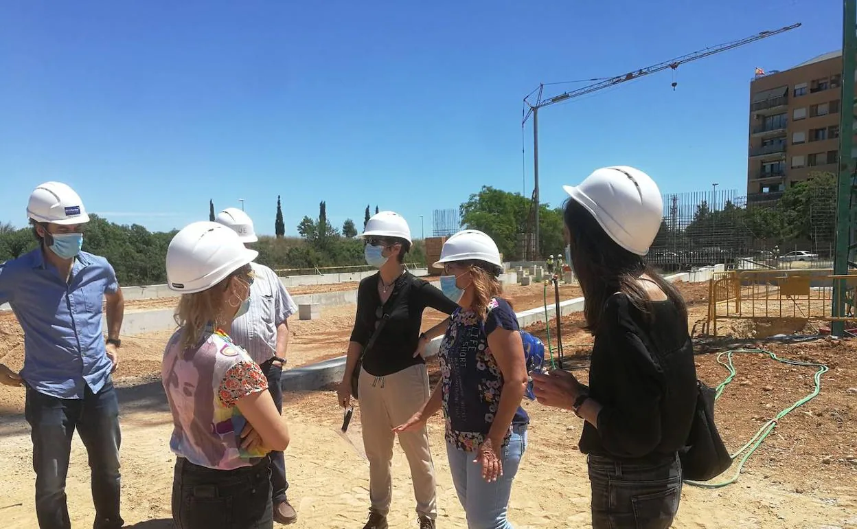 Avanzan las obras de construcción del nuevo colegio de Picassent Las